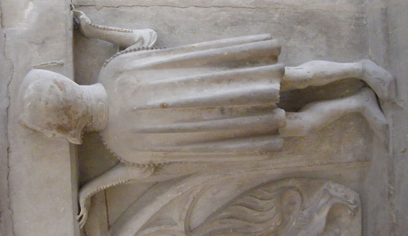 Germany Arnstadt Liebfrauenkirche Gunter XXV 1368 and wife Elisabeth of Honstein 1381 servant 1